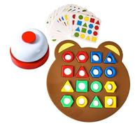 SUPVOX Jeu Éducatif de Tri de Formes Géométriques Colorées pour Tout-Petits Ans Interactif Parent-garçon Fille pour Développement Sensoriel et Coordination Manuelle Jeu Éveil Ludique