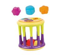 SUPVOX Jouet Éducatif pour Bébé Blocs Cylindriques en Plastique, Sensations Tactiles Variées et Perception Spatiale 3d, Développement Sensoriel