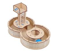 SUPVOX Jouet Labyrinthe Créatif pour Hamster en Bois, Tunnel De Jeu Parcours en Huit, Petite Taille, Aire De Jeu D’Exercice pour Petits Animaux De Compagnie