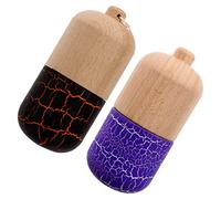 SUPVOX Jouets Kendama en Bois pour Garçon Et Filles 2 Pièces Taille Standard Jeu De Coordination Œil-Main Et Lancer-Attraper Jouets Créatifs pour Intérieur Et Extérieur