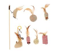 SUPVOX Jouets pour Chat Durable Accessoire Interactif pour Maison Kit de Jeux Amusants pour Lien avec Votre Animal