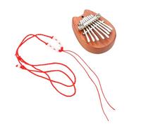 SUPVOX Kalimba Bois Tons Portable Piano à Pouce Ergonomique Instrument Musical Durable Miniature pour Débutants et Amateurs Décoration de Bureau Compacte