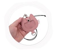 SUPVOX Keychain de Stockage de Cheveux Mémorial Souvenir des Cheveux Pendentif de Rangement des pour Animaux pendantif Breloques de Porte-clés pendantif Faux Cuir Rose