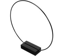 SUPVOX Kit 3 Cercles de Couronne en Métal Noir 20 Cm X 3 Mm avec Support en Bois pour Centres de Table, Anneaux Attrape-rêves Décoratifs pour Mariage et Décoration de Bureau