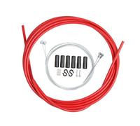 SUPVOX Kit Câble et Gaine Frein Vélo Rouge Câble Métallique Résistant pour Vélos Route et Pliants Personnalisable Puissance de Freinage Optimisée