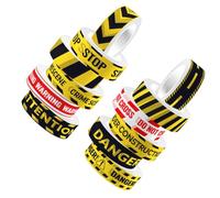 SUPVOX Kit de 12 Rouleaux de Ruban Adhésif Transparent Slogans de Chantier Ensemble de Rubans Washi pour Scrapbooking et Loisirs Créatifs Bande Adhésive Polyvalente pour Décoration et