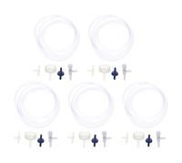 SUPVOX Kit de 25 Incubateurs en Plastique pour Œufs D’Artémias et Crevettes D’Aquarium - 5 Sets de 5 Pièces Modulables - Outil D’Éclosion Domestique Silencieux Facile à Nettoyer Adapté