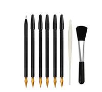 SUPVOX Lot de 8 outils de peinture à gratter pour dessin - Grattoir à croquis