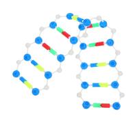 SUPVOX Kit de Modèle Moléculaire Adn Structure Double Hélice en Plastique, Outil Pédagogique Polyvalent pour Activités en t Laboratoire