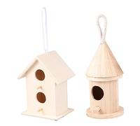 SUPVOX Kit De Nichoir en Bois De Cèdre Nid Doiseau Suspendu Décoration De Jardin pour La Maison
