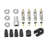 SUPVOX Kit de Noyaux de Valves pour VTT Accessoires de Réparation de Valves Tubeless Étanchéité Renforcée et Remplacement Rapide pour Pneus de Vélo