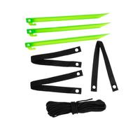 SUPVOX Kit De Piquets d'arbre Et Sangles pour Jardin, Support d'ancrage Robuste pour Arbres, Fixation 29 Cm, Nylon Solide, Piquets à Pointe Facile à Insérer, pour Tuteurage Extérieur