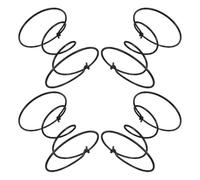 SUPVOX Kit de Remplacement de Ressorts de Canapé 4 Pièces 100 Mm Hauteur Ressorts pour Meubles Chaise Canapé-lit Réparation Fournitures Maison