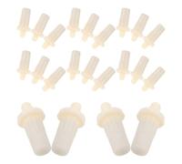 SUPVOX Kit de Réparation pour Stores Vénitiens 24 Pièces - Goupilles de Volet à Ressort Réglables Beige, Accessoires de Fixation pour Volets Plantation, Pièces de Rechange pour Tiges