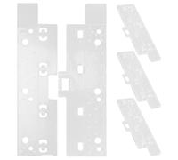 SUPVOX Kit de Réparation Stores Verticaux 4 Paires Clips Transparents 89 Mm en Plastique Robuste pour Remplacement Lamelles, Accessoires pour Stores Intérieurs, Installation Facile