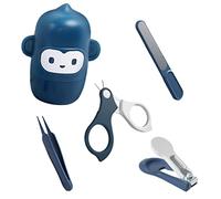 SUPVOX Kit de Soins des Ongles pour Bébé Coupe-Ongles Sûr Ciseaux à Ongles Matériau Doux Ensemble Pratique pour Nourrissons Couleur Vive Accessoires de Manucure