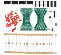 SUPVOX Kit de Soudure Électronique DIY de Sablier Rouge, Ensemble D’entraînement la Soudure Portable, Accessoires de Bricolage Éducatif pour Apprentissage et Projets Électroniques