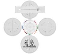 SUPVOX Kit de Support de Tissage 8 Pièces Cadre en Polystyrène 15x15 Cm 64 Trous, 2 Pinces, Épingle de Positionnement, Outils pour Fabrication de Bracelets DIY, Artisanat et Loisirs