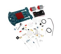 SUPVOX Kit De Voiture Robotisée Intelligente pour Débutants Projet De Soudure Éducatif Voiture Suiveuse De Ligne Électronique à Assembler Soi-même Activités Stem 1 Kit