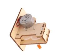 SUPVOX Kit Éducatif Générateur Électrique à Manivelle Bois Scientifique DIY pour Garçon Fille Développement de Observation Matériel D Robuste pour et Collège