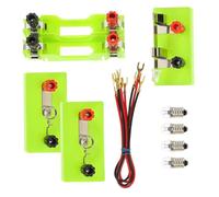 SUPVOX Kit Expérimentation Pédagogique pour Étudiants Support Batterie AA Physique Équipement pour Apprentissage Scientifique