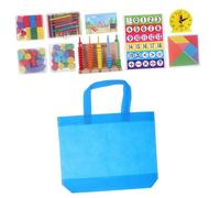 SUPVOX Kit Mathématique avec Tangrams et Bâtonnets de Comptage Outils de Manipulation pour Fractions et Formes Géométriques Apprentissage Préscolaire et Primaire Développement des