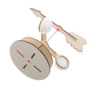 SUPVOX Kit Scientifique Girouette en Bois pour Garçon et Filles, Indicateur de Direction du Vent, Éducatif et Créatif, Apprentissage Météo, Bricolage Scientifique D’extérieur, Montage