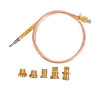 SUPVOX Kit Thermocouple Gaz avec Capteur Haute Précision Longue Durée Compatible Chaudières Cheminées et Chauffe Eau pour Remplacement et Réparation