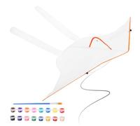 SUPVOX Kite DIY Set Blank Butterfly Kite with Acrylic Paint and Brush for Creative Outdoor Craft and Flying Toy Couleur Aléatoire Couleur Aléatoire