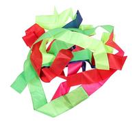 SUPVOX Kite Tail Rainbow Streamer Flexible Cloth Material Easy to Attach and Remove DIY Kite Accessory for Flying Fun