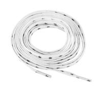 SUPVOX Lacets Réfléchissants Plats 140 CM Blancs Motif Étoiles Holographique Lacets Lumineux pour Baskets de Sport Sécurité Nocturne et Visibilité Accrue