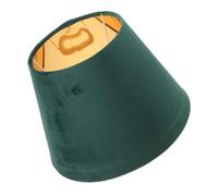 SUPVOX Lampe de table, abat-jour en tissu, tambour plat, culot E27, support de lampe pour lampe murale, décoration intérieure, vert, 1pc, diamètre du trou 4cm, installation facile