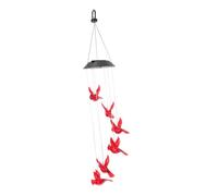 SUPVOX Lampe Solaire Éolienne LED Décorative pour Jardin Extérieur Lumière Suspendue Automatique pour Terrasse Cour Porche et Patio
