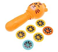 SUPVOX Lampe Torche Projecteur Garçon Fille avec Images Animaux Veilleuse Projection Éducative pour Développement Visuel et Apprentissage Précoce