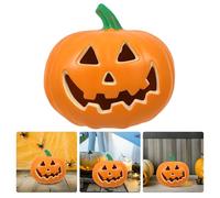 SUPVOX Lanterne Citrouille Halloween LED 23 Cm Ajourée Imperméable pour Décoration Extérieure Jardin Terrasse Fête Automne Lumineux sans Piles