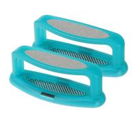 SUPVOX Lime à Pieds en Acier Inoxydable 2pcs Légère et Lavable pour Éliminer Callosités et Peaux Mortes, Outil Pédicure Pratique pour Soin des Pieds à Domicile Couleur Couleur Aléatoire
