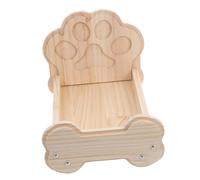 SUPVOX Lit pour Petits Animaux Lit Confortable Beige pour Cobayes Chinchillas et Chiots Habitat Douillet Durable pour Sommeil Sain