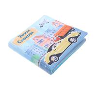 SUPVOX Livre en Tissu pour Bébé Livre d'Apprentissage Précoce Anglais Doux 4 Pages Colorées Tactile et Légé Nourrissons de 0 à 6 Mois Jouet Éducatif