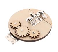 SUPVOX Loquets et Serrures pour Tableau Sensoriel Montessori Garçon et Filles, Bois Naturel, Couleurs Vives, Motricité Fine, Accessoires Éducatifs pour Éveil Préscolaire, Jeu D’activités