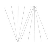 SUPVOX Lot de 10 Aiguilles à Appât en Acier Inoxydable 23 CM pour Montage d'Appâts Vivants Outil de Gréement pour Pêche à la Carpe Accessoires Légers et Portables pour Pêche en Mer et