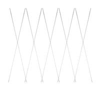 SUPVOX Lot de 10 Aiguilles à Vis sans Fin en Acier Inoxydable 23 Cm pour Pêche à L'aiguille, Outil D'enfilage D'appâts Vivants, Accessoire Léger et Portable pour Pêche en Eau