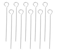 SUPVOX Lot de 10 Aiguilles de Centrage 15 Cm en Fer pour Porte-mèches Bougies Diy, Outil D’aide au Perçage Précis et Enfiler la Mèche, Accessoire Fabrication Bougies Fait Maison