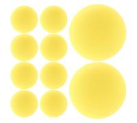 SUPVOX Lot de 10 Balles de Golf D’entraînement Souples en Mousse Eva Jaune, Balle de Golf Familiale Anti-Stress, pour Entraînement Intérieur et Extérieur au Jardin, Sensation Réaliste