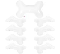 SUPVOX Lot de 10 Ballons Décoratifs D’Os en Latex Résistant Couleur Blanche pour Fête D’Anniversaire D’Animaux de Compagnie Décoration Intérieure et Extérieure Ballons de
