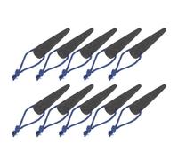SUPVOX Lot de 10 Bâtonnets en Pierre Volcanique Noire pour Exfoliation Avancée et Gommage Précis des Coudes et Talons Lors des Soins des Pieds à Domicile