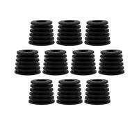 SUPVOX Lot de 10 Bouchons de Bouteille en Silicone Rouge, Taille Petite 22x17,7 Mm, Bouchons de Vin Réutilisables et Étanches, Compatibles Bouteilles Vin, Bière et Soda, Accessoires