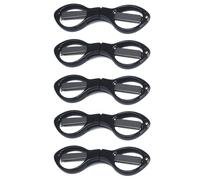 SUPVOX Lot de 10 Ciseaux de Pêche Pliables Noirs en Acier Inoxydable Poignée Plastique, Coupe-fil Professionnel Compact Multifonction pour Matériel de Pêche et Travaux D’artisanat