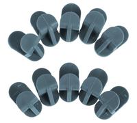 SUPVOX Lot de 10 Clips en Plastique pour Étagères de Réfrigérateur et Congélateur, Supports Incurvés Robustes Compatibles Congélateur, Installation Facile Cuisine et Équipement