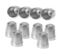 SUPVOX Lot de 10 Dés à Coudre en Cuivre Épais Protège-Doigts Professionnels pour Couture Broderie et Patchwork Accessoire Pratique pour Loisirs Créatifs Protection Solide des Doigts