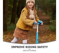 SUPVOX Lot de 10 Jolies Sonnettes de Vélo pour Enfants : Sonnette de Guidon Puissante pour Vélos d'enfants - Klaxons de Tricycle pour Tout-Petits avec Motif Requin - Accessoires de Vélo pour